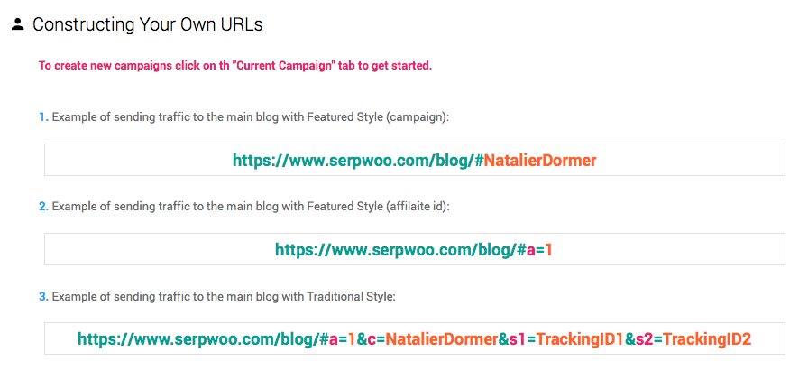 Custom Affiliate URLs