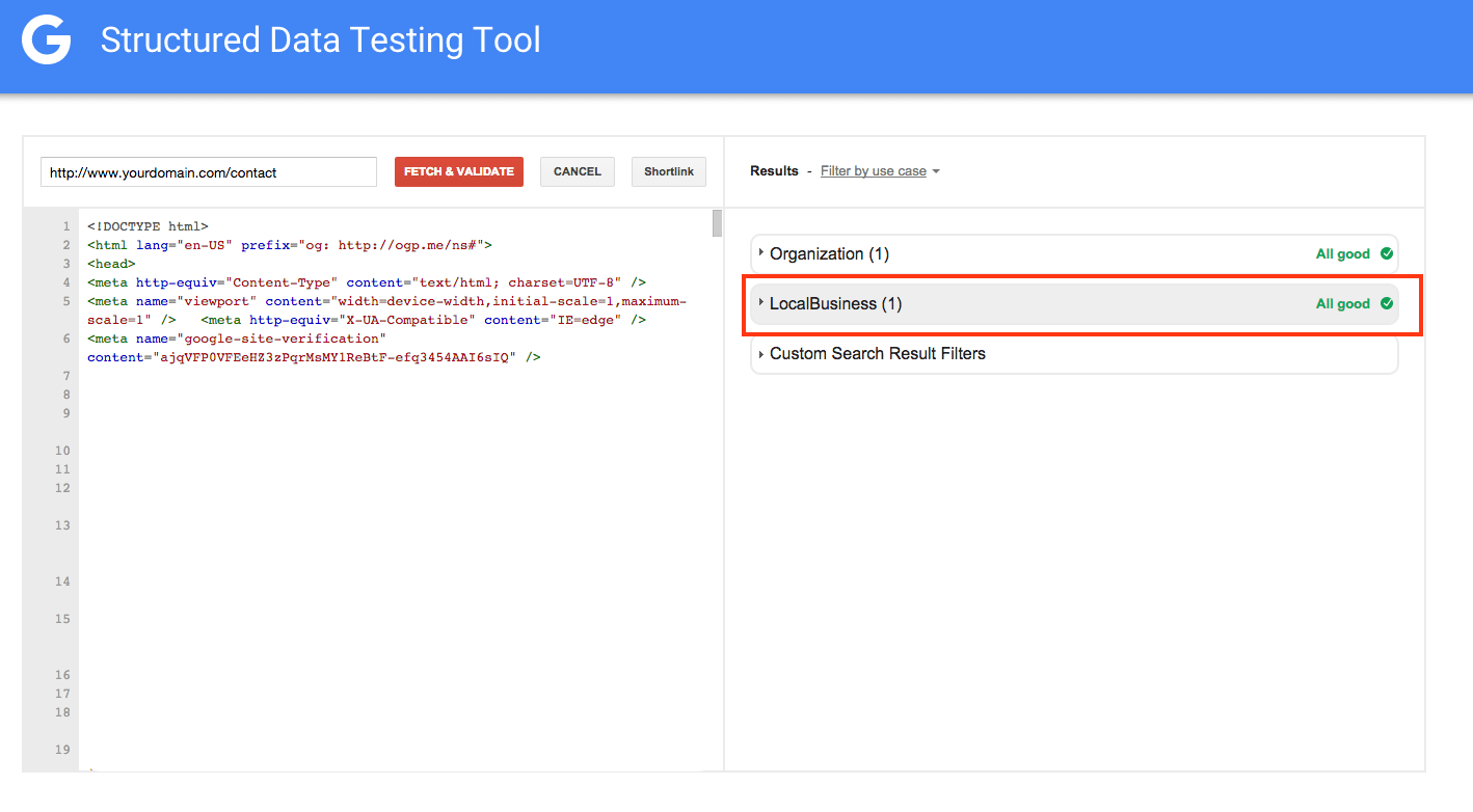 Validated Schema