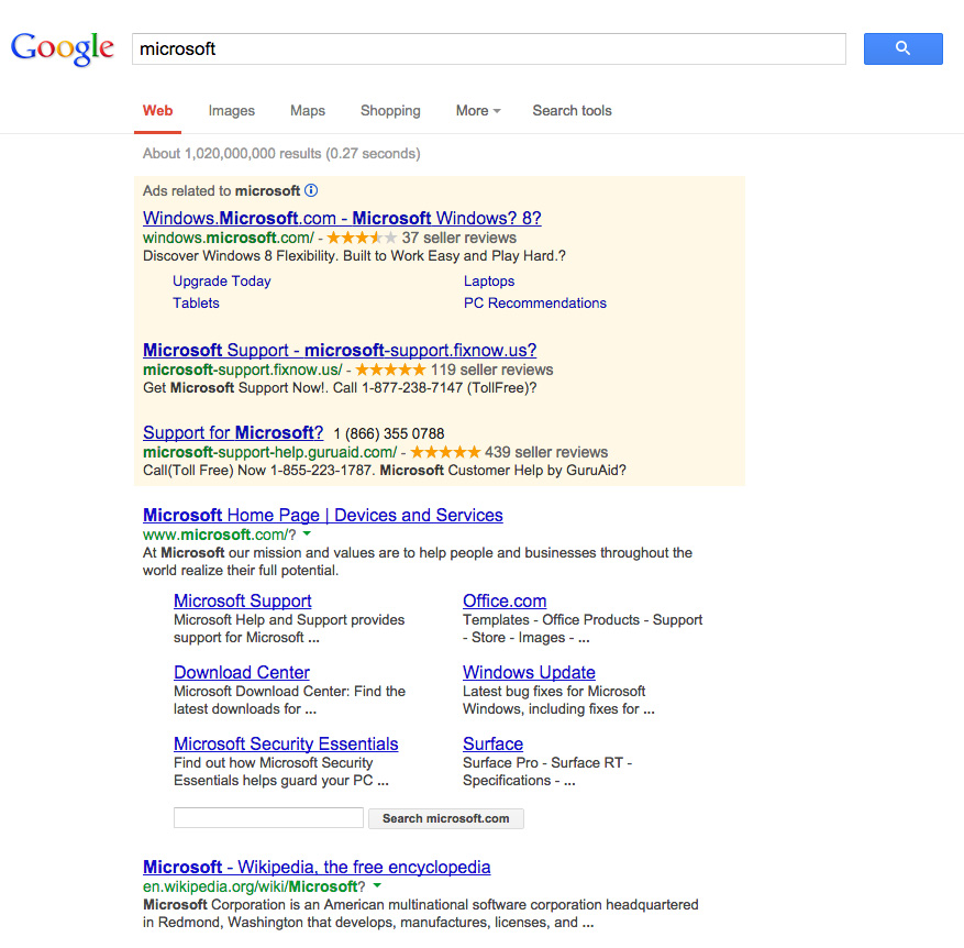 No Knowledge Graph Example