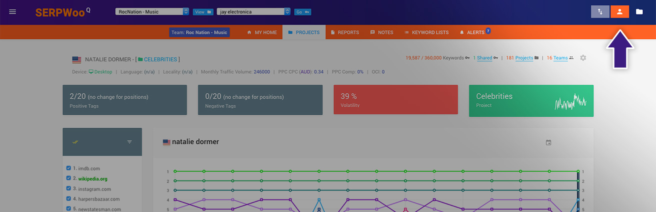 Team Interface Filter