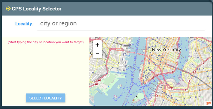 SERPWoo Geolocation SERPs - Localized results