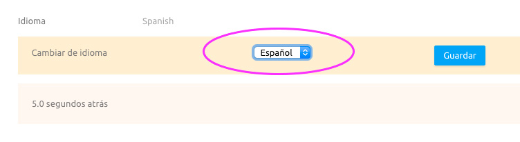 Select Spanish Language