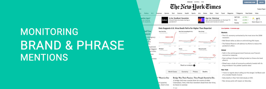 Monitoring Brand and Phrase Mentions Monitoring Brand and Phrase Mentions