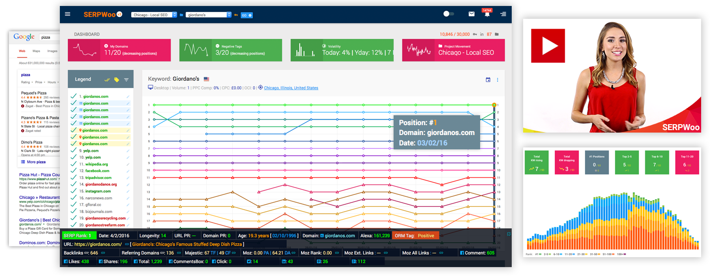 SEO Rank Tracking & SERP Monitoring Tool