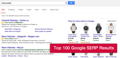 Controla los 100 primeros resultados de Google con SERPWoo