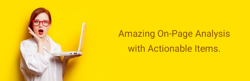 Amazing On Page Analysis Amazing On Page Analysisy