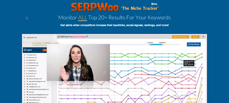 SERPWoo - Overview - Niche Monitoring Tool