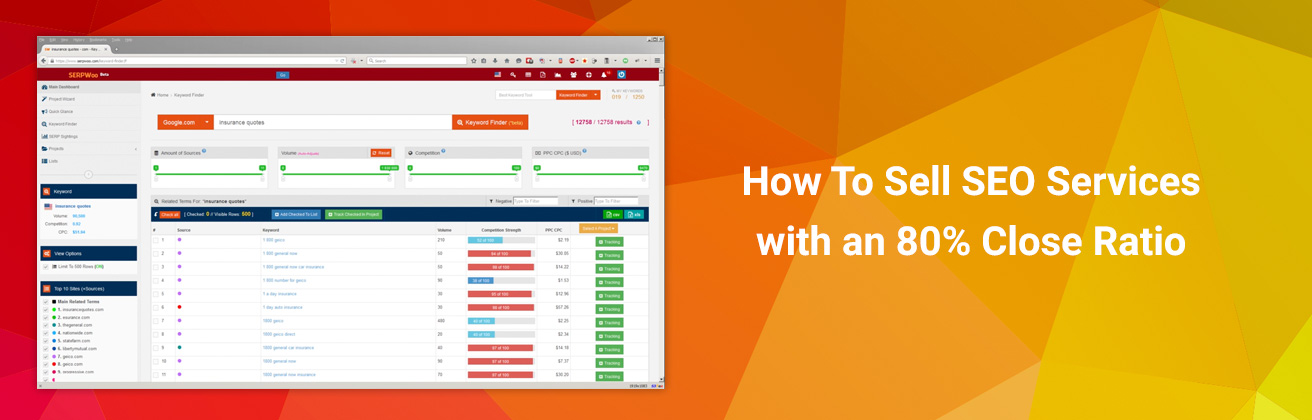 How To Sell SEO Services with an 80% Close Ratio